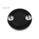 Magnifying mirror with suction cups ø9; 10 cm - Black (1 Piece) Magnifying mirror with suction cups ø9; 10 cm - Black (1 Piece)