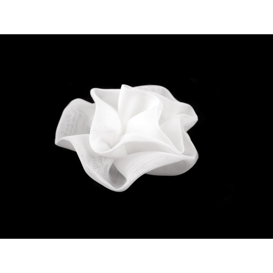 Kwiat do przyklejenia / do przyszycia ø6,5 cm - White (10 Sztuki) Kwiat do przyklejenia / do przyszycia ø6,5 cm - White (10 Sztuki)
