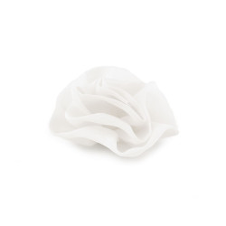 Kwiat do przyklejenia / do przyszycia ø6,5 cm - Off white (10 Sztuki)
