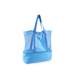 Light bag with thermal box 42x41 cm - Azure blue (1 Piece)