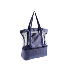 Light bag with thermal box 42x41 cm - Blue dark (1 Piece)