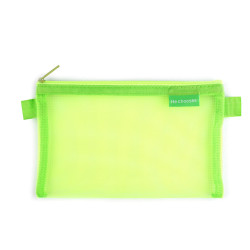 Etui siateczka 20x12 cm - Green yelow (1 Sztuka)