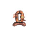 Standing inflatable birthday numbers - animals - Lightbeige (1 Piece) Standing inflatable birthday numbers - animals - Lightbeige (1 Piece)