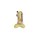 Standing inflatable birthday numbers - animals - Lightbeige (1 Piece) Standing inflatable birthday numbers - animals - Lightbeige (1 Piece)