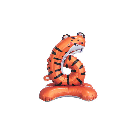 Standing inflatable birthday numbers - animals - Lightbeige (1 Piece) Standing inflatable birthday numbers - animals - Lightbeige (1 Piece)