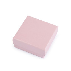 Pudełeczko dekoracyjne 7x7 cm - Pudrowy (1 Sztuka)