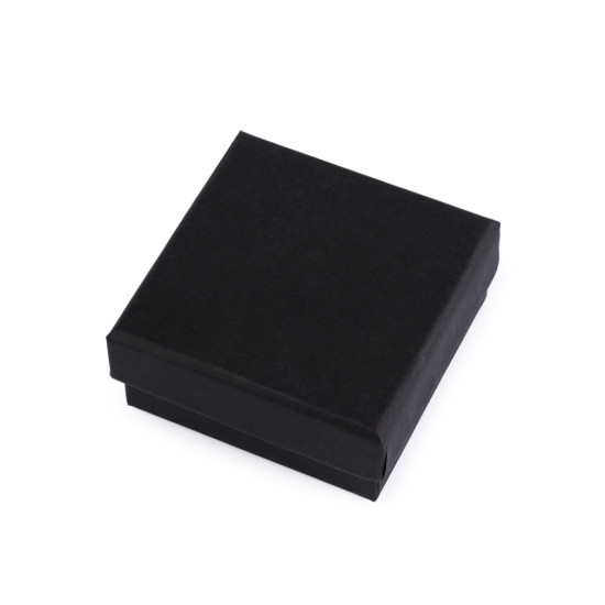 Boîte à bijoux, 7 x 7 cm - Noir (1 Pièce) Boîte à bijoux, 7 x 7 cm - Noir (1 Pièce)