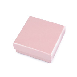 Boîte à bijoux, 9 x 9 cm - Poudre (12 Pièces)