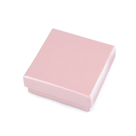 Boîte à bijoux, 9 x 9 cm - Poudre (12 Pièces) Boîte à bijoux, 9 x 9 cm - Poudre (12 Pièces)