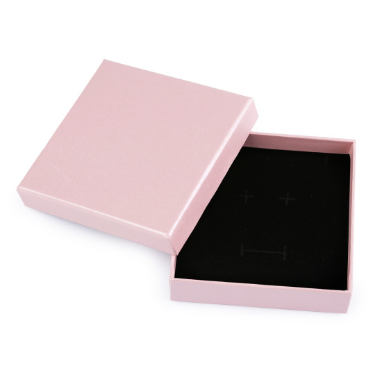 Boîte à bijoux, 11 x 11 cm - Rouge (3 Pièces) Boîte à bijoux, 11 x 11 cm - Rouge (3 Pièces)