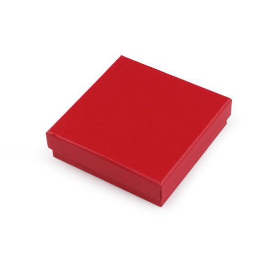 Boîte à bijoux, 11 x 11 cm - Rouge (3 Pièces) Boîte à bijoux, 11 x 11 cm - Rouge (3 Pièces)