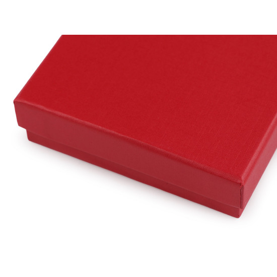 Boîte à bijoux, 11 x 11 cm - Rouge (3 Pièces) Boîte à bijoux, 11 x 11 cm - Rouge (3 Pièces)