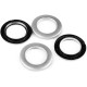 Przelotka zatrzaskowa wewnętrzna ø42 mm do zasłon / firan - Srebrny (100 Zestawy) Przelotka zatrzaskowa wewnętrzna ø42 mm do zasłon / firan - Srebrny (100 Zestawy)