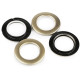Przelotka zatrzaskowa wewnętrzna ø42 mm do zasłon / firan - Srebrny (100 Zestawy) Przelotka zatrzaskowa wewnętrzna ø42 mm do zasłon / firan - Srebrny (100 Zestawy)