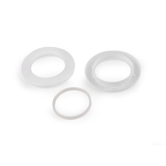 Przelotka zatrzaskowa wewnętrzna ø42 mm do zasłon / firan - Srebrny (100 Zestawy) Przelotka zatrzaskowa wewnętrzna ø42 mm do zasłon / firan - Srebrny (100 Zestawy)