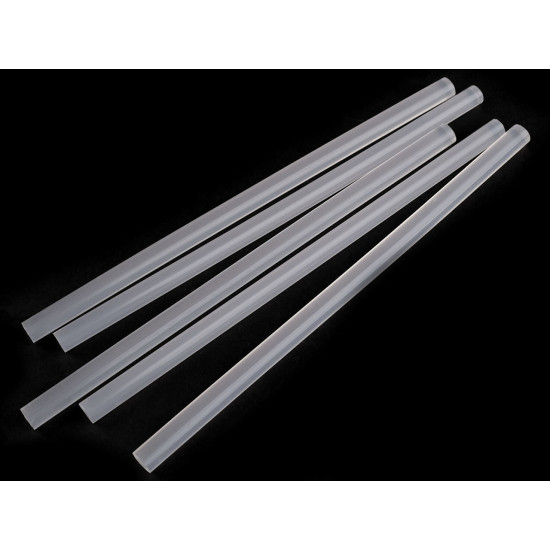 Hot melt glue sticks ø11 mm length 25 cm non-yellowing - Transparent (5 Pieces) Hot melt glue sticks ø11 mm length 25 cm non-yellowing - Transparent (5 Pieces)