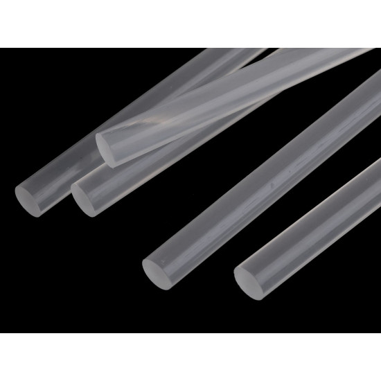 Hot melt glue sticks ø11 mm length 25 cm non-yellowing - Transparent (5 Pieces) Hot melt glue sticks ø11 mm length 25 cm non-yellowing - Transparent (5 Pieces)