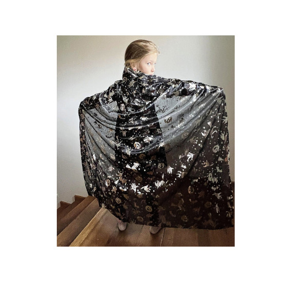 Cape pour halloween/carnaval - Noir (1 Pièce) Cape pour halloween/carnaval - Noir (1 Pièce)