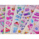 Plastic stickers - happy birthday - As pictured (1 Card) Plastic stickers - happy birthday - As pictured (1 Card)