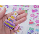 Plastic stickers - happy birthday - As pictured (1 Card) Plastic stickers - happy birthday - As pictured (1 Card)