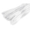 Bastoncini in filo di ciniglia, pelosi, dimensioni: ø 5 - 10 mm, lunghezza: 30 cm - Bianco (100 Pezzi)