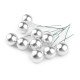 Boules décoratives/baies sur fil métallique, ø 2 cm - Or (120 Pièces) Boules décoratives/baies sur fil métallique, ø 2 cm - Or (120 Pièces)