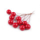 Boules décoratives/baies sur fil métallique, ø 1,5 cm - Saumon (10 Pièces) Boules décoratives/baies sur fil métallique, ø 1,5 cm - Saumon (10 Pièces)