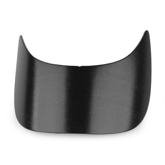 Daszek do czapki - półprodukt, szerokość 75 mm - Czarny (10 Sztuki) Daszek do czapki - półprodukt, szerokość 75 mm - Czarny (10 Sztuki)
