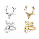 Metal christmas napkin ring, deer - Gold (10 Pieces)