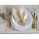 Metal christmas napkin ring, deer - Gold (10 Pieces)