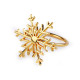 Metal christmas napkin ring, snowflake - Gold (1 Piece) Metal christmas napkin ring, snowflake - Gold (1 Piece)