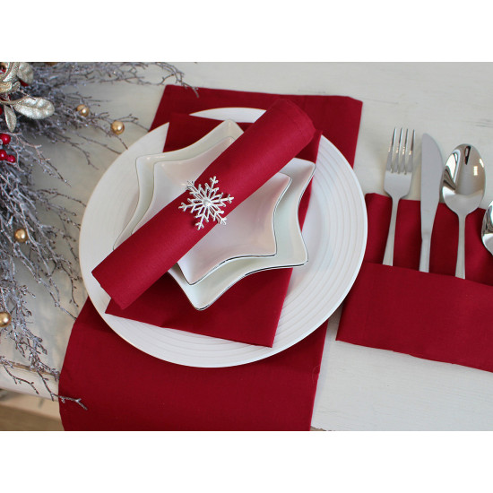 Metal christmas napkin ring, snowflake - Gold (1 Piece) Metal christmas napkin ring, snowflake - Gold (1 Piece)