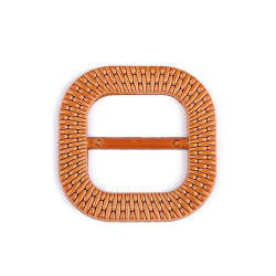 Belt buckle, pulling hole 40 mm - Darkbeige (10 Pieces)