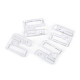 Plavkové zapínanie šírka 30 mm plastové - Transparent (2 Páry)
