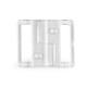 Zapięcie do stroju kąpielowego szerokość 25 mm plastikowe - Transparent (10 Pary) Zapięcie do stroju kąpielowego szerokość 25 mm plastikowe - Transparent (10 Pary)