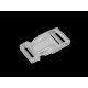 Plastic side release buckle with strap adjuster, width 25 mm, 32 mm - Transparent (200 Pairs) Plastic side release buckle with strap adjuster, width 25 mm, 32 mm - Transparent (200 Pairs)