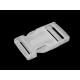 Plastic side release buckle with strap adjuster, width 25 mm, 32 mm - Transparent (200 Pairs) Plastic side release buckle with strap adjuster, width 25 mm, 32 mm - Transparent (200 Pairs)