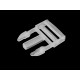 Plastic side release buckle with strap adjuster, width 25 mm, 32 mm - Transparent (200 Pairs) Plastic side release buckle with strap adjuster, width 25 mm, 32 mm - Transparent (200 Pairs)