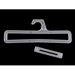 Cintre en plastique, 20 cm - Transparent (100 Pièces)