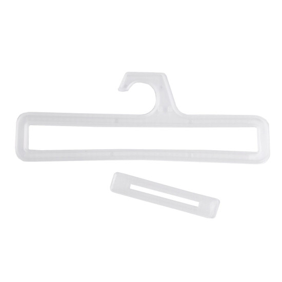 Cintre en plastique, 20 cm - Transparent (100 Pièces) Cintre en plastique, 20 cm - Transparent (100 Pièces)