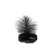 Bandeau de carnaval rétro avec sequins et plumes - Rouge (10 Pièces) Bandeau de carnaval rétro avec sequins et plumes - Rouge (10 Pièces)