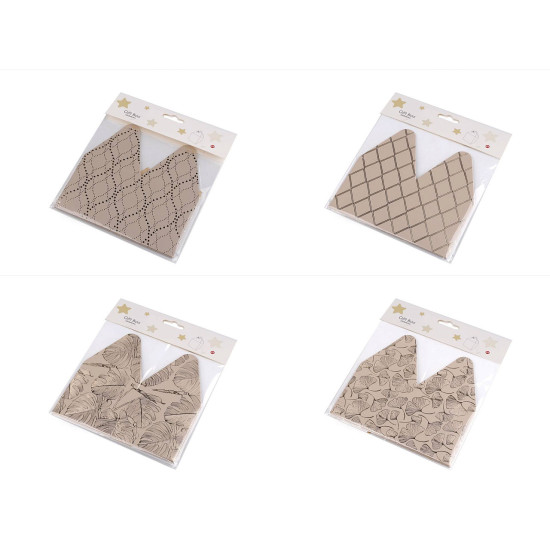 Boîte cadeau avec étiquette - Beige (2 Pièces) Boîte cadeau avec étiquette - Beige (2 Pièces)