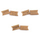 Boîte cadeau avec imprimé métallisé - Brun naturel (10 Pièces) Boîte cadeau avec imprimé métallisé - Brun naturel (10 Pièces)