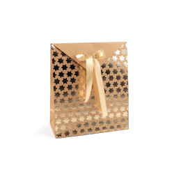 Boîte cadeau avec nœud - Brun naturel (10 Pièces)