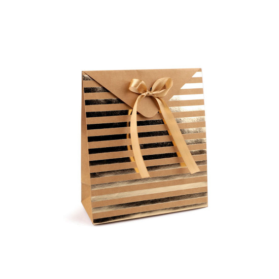 Boîte cadeau avec nœud - Brun naturel (10 Pièces) Boîte cadeau avec nœud - Brun naturel (10 Pièces)