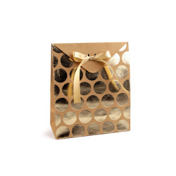Boîte cadeau avec nœud - Brun naturel (10 Pièces)