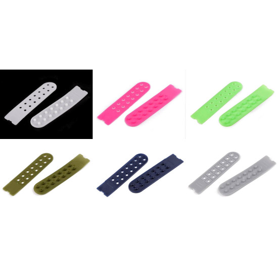 Banda de fixare / scurtator pentru sepci latime de 20 mm - Albastru închis (10 Perechi) Banda de fixare / scurtator pentru sepci latime de 20 mm - Albastru închis (10 Perechi)
