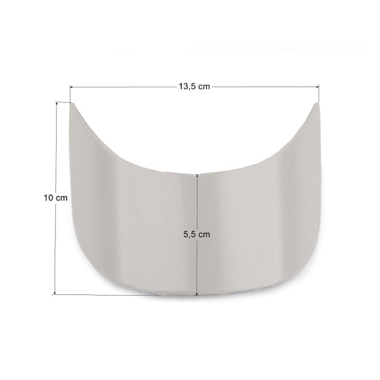 Daszek do czapki - półprodukt, szerokość 55 mm dziecięcy - Czarny (50 Sztuki) Daszek do czapki - półprodukt, szerokość 55 mm dziecięcy - Czarny (50 Sztuki)