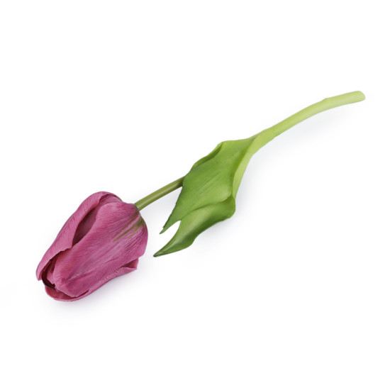 Artificial tulip - White (5 Pieces) Artificial tulip - White (5 Pieces)