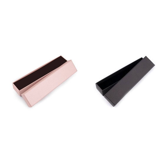 Boîte à bijoux, 4,5 x 21 cm - Noir (12 Pièces) Boîte à bijoux, 4,5 x 21 cm - Noir (12 Pièces)